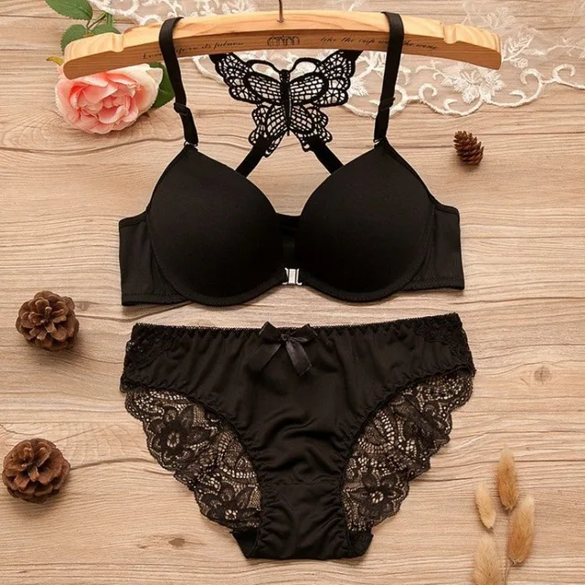 Butterfly Style Padded Lingerie Set with Front Hook (SPBS 0081)7