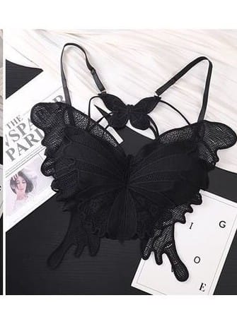 Butterfly Lace Padded Backless Bra in Pakistan – Safaa.pk