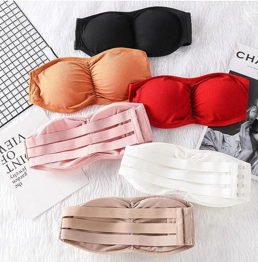 Strapless Push-Up Seamless Blouse in Pakistan – Safaa.pk