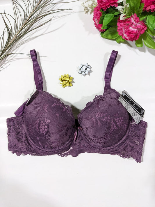 Sophisticated padded lace bra design (SPB 0051)