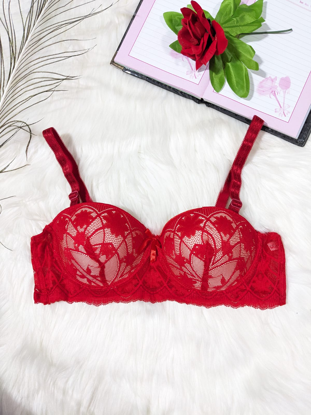 Sleek Double Padded Half Cup Bra (DPB 0060)