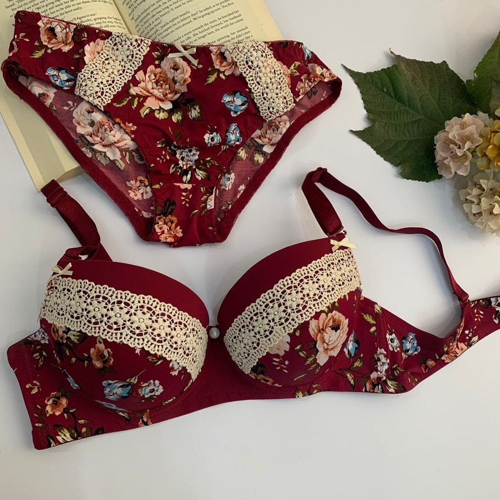 Luxurious Floral Wedding Bra Set (SPBS 0067)
