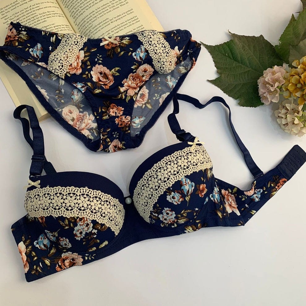 Luxurious Floral Wedding Bra Set (SPBS 0067)