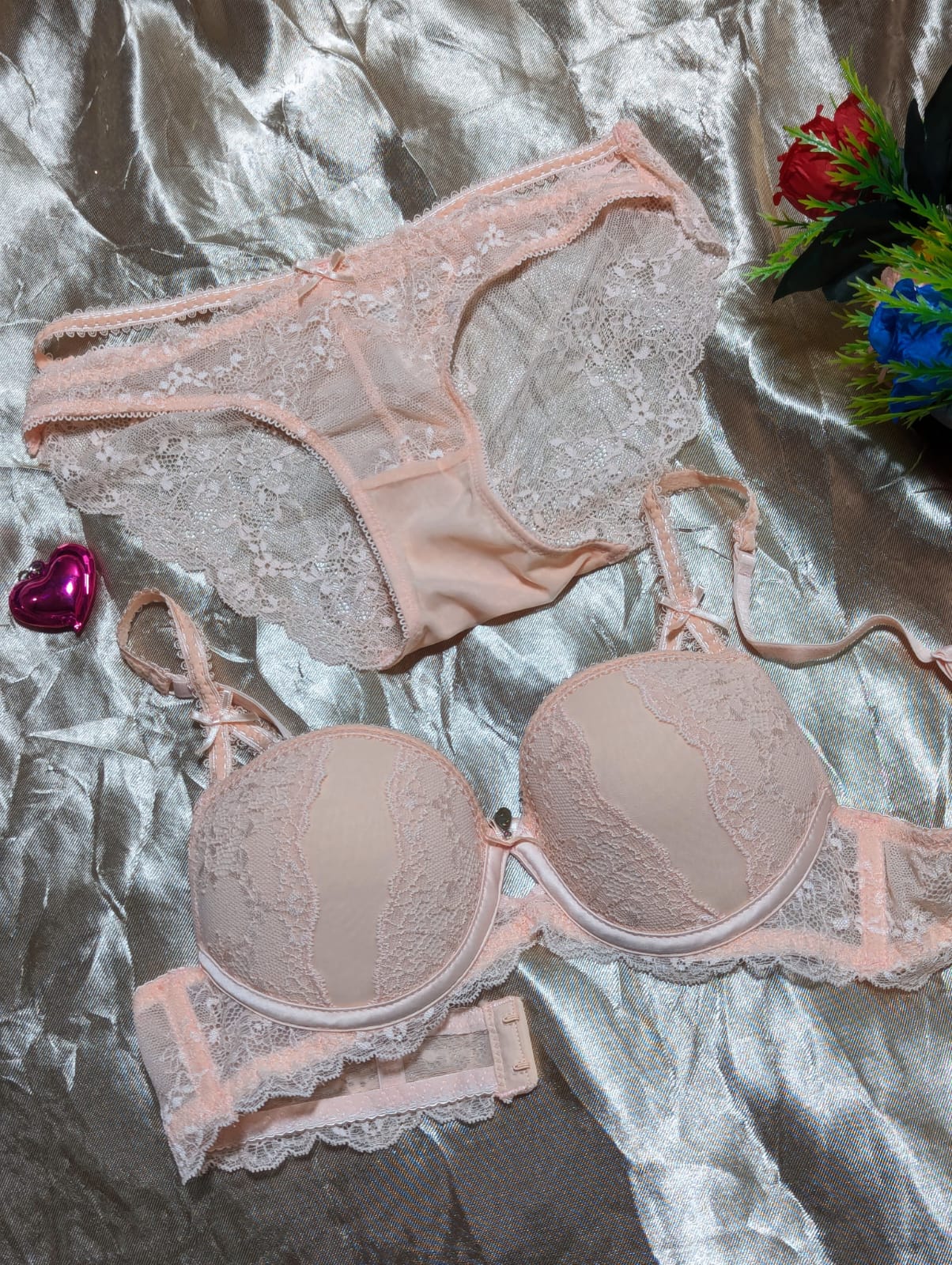 Lace Padded Bra & Panty Set – Luxury Intimate Wear (SPBS 13)