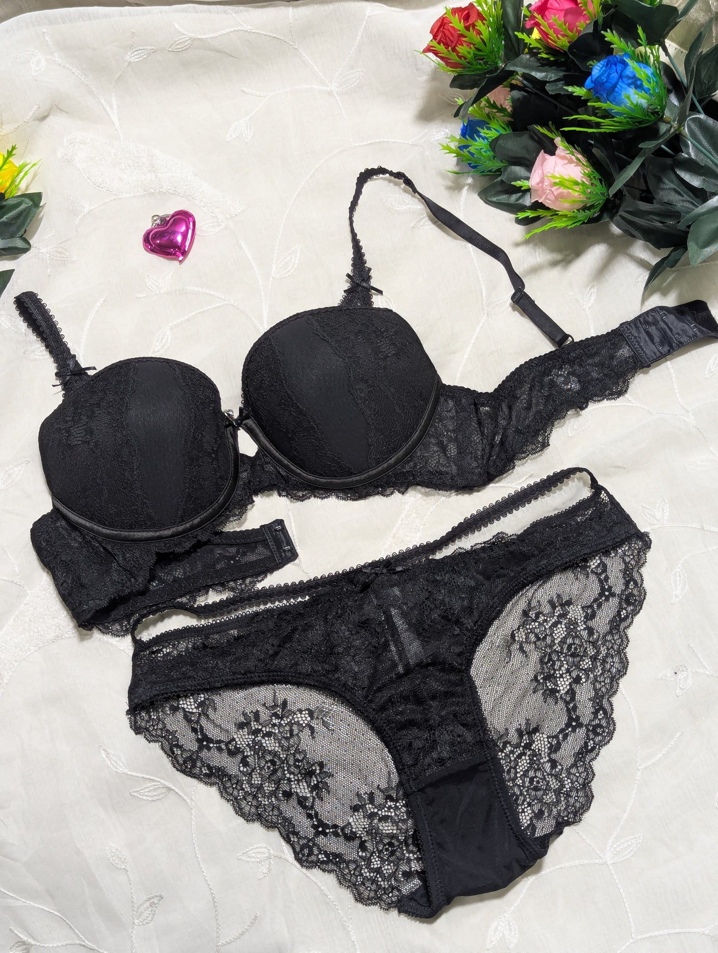Lace Padded Bra & Panty Set – Luxury Intimate Wear (SPBS 13)
