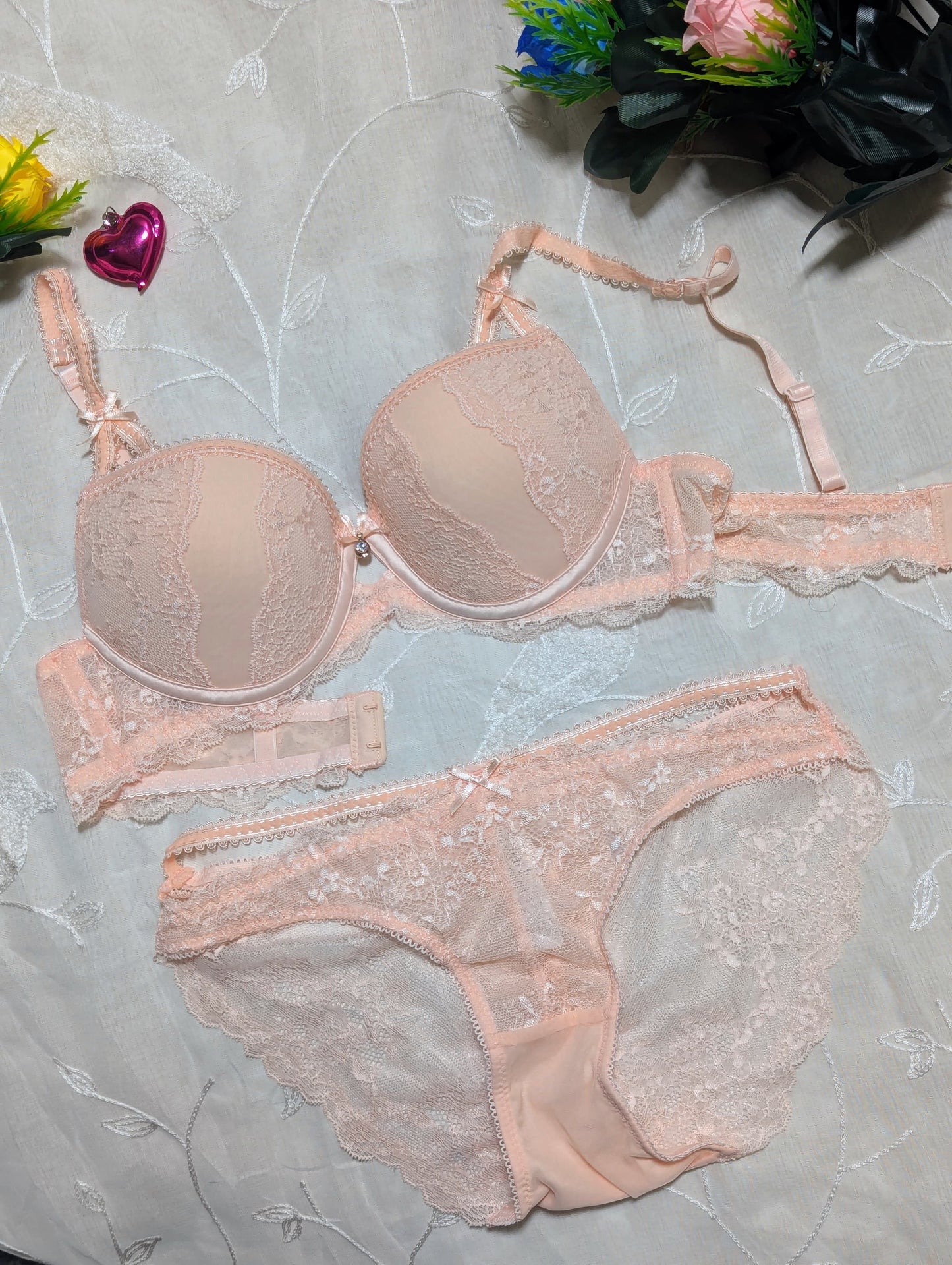 Lace Padded Bra & Panty Set – Luxury Intimate Wear (SPBS 13)
