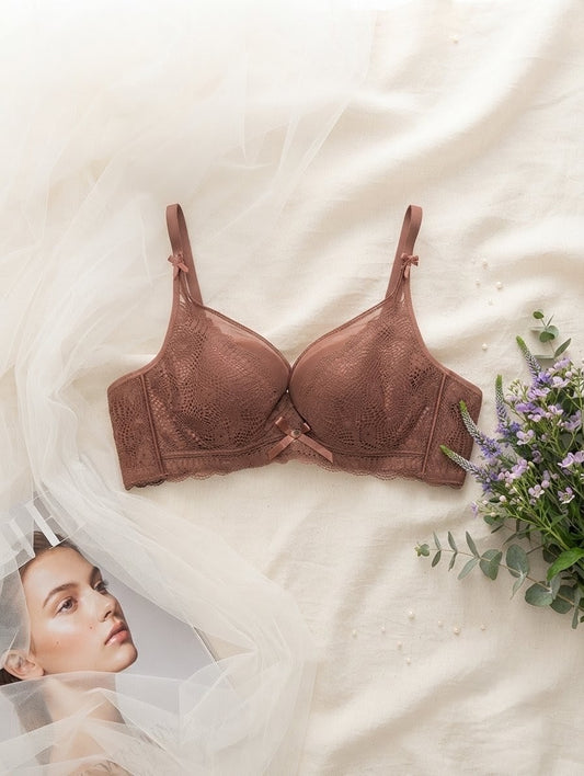 Lightly Padded Lace Underwire Bra in Pakistan – Safaa.pk