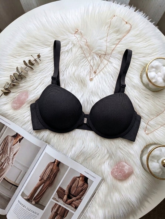 Front-Open Ribbed T-Shirt Bra in Pakistan – Safaa.pk