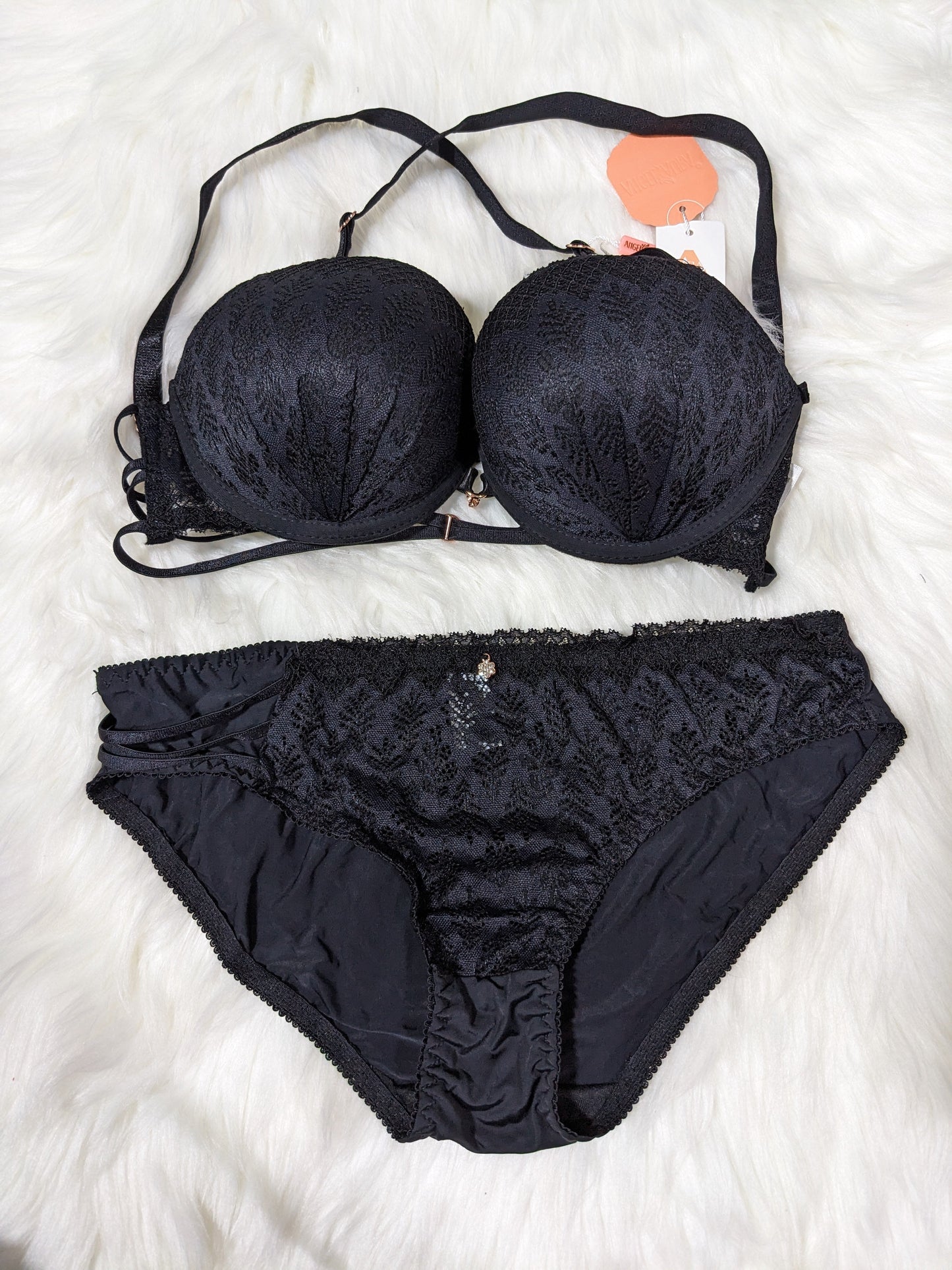 Imported Double Padded Bridal Front Open Bra Set (DPBS 009)