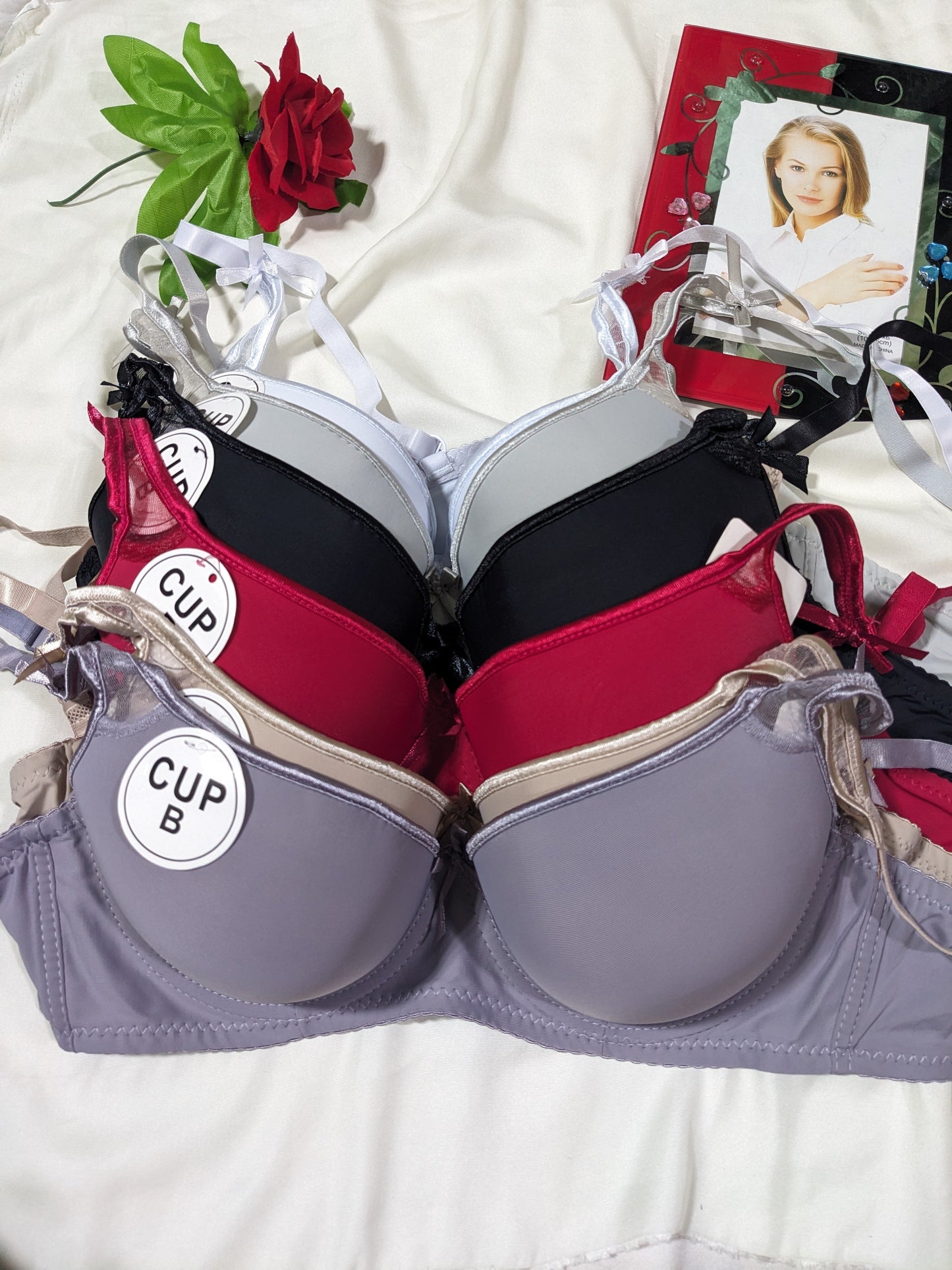 Imported High Quality Unique Strap Design Padded Bra (SPB 0011)