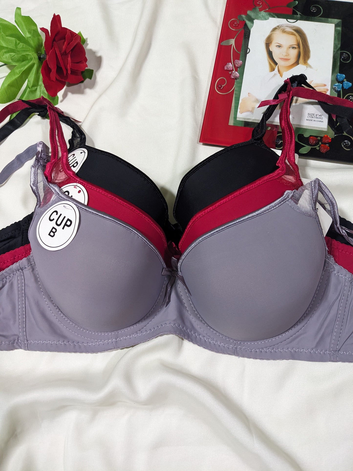 Imported High Quality Unique Strap Design Padded Bra (SPB 0011)