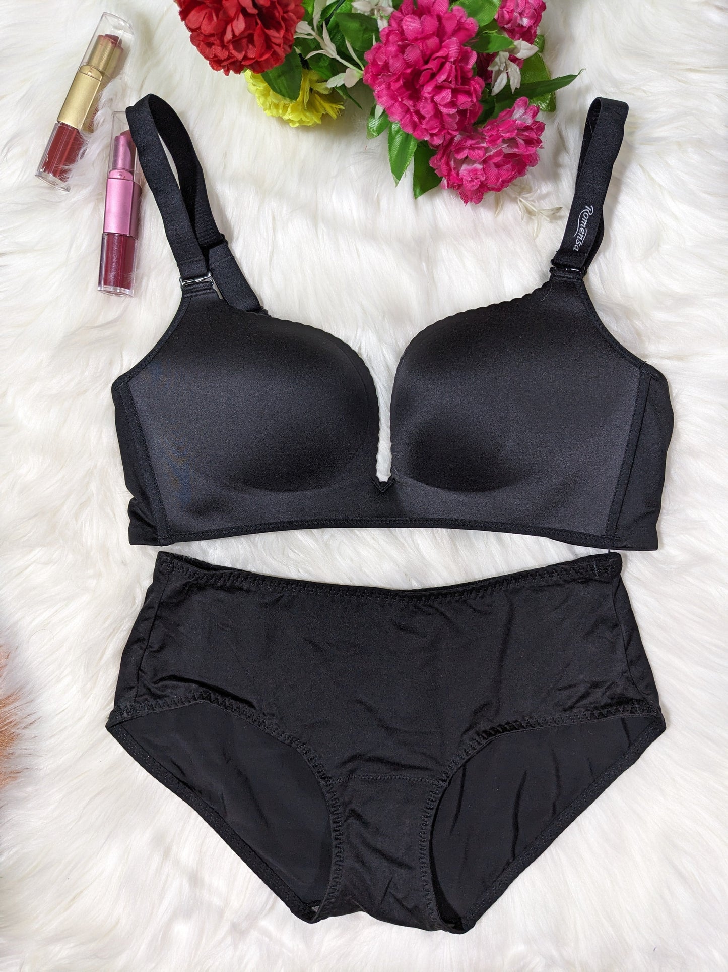 Simple Soft Comfortable Padded Bra Set (DPBS 0029)