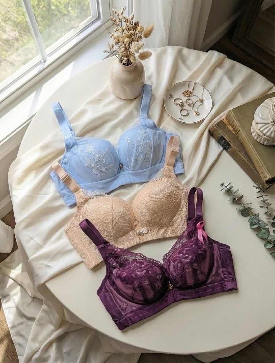 Everyday Essentials – Pack of 3 Lightly Padded Bras for Women