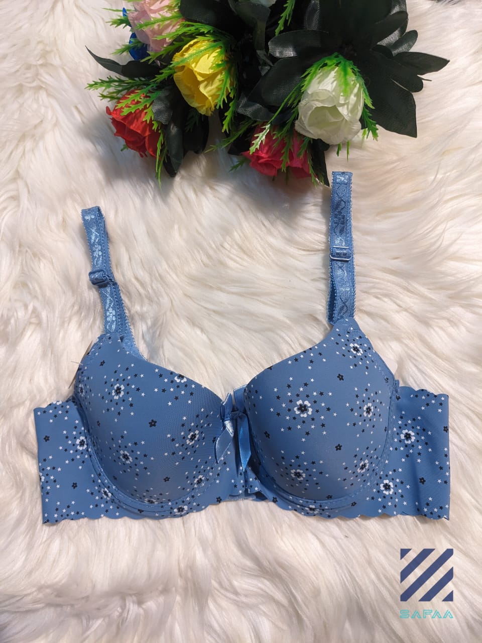 Comfortable Printed Padded Bra (spb 20)