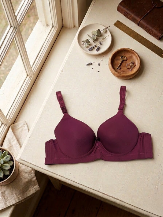 Self-Dotted Underwire Thin Pad Bra in Pakistan – Safaa.pk
