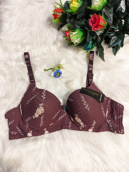 Unique Printed Padded Push-up Bra (spb 19)