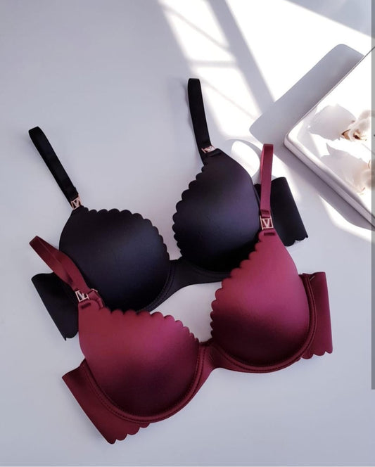 Smooth & Elegant Soft Silk Lingerie - Seamless Single Padded Bra