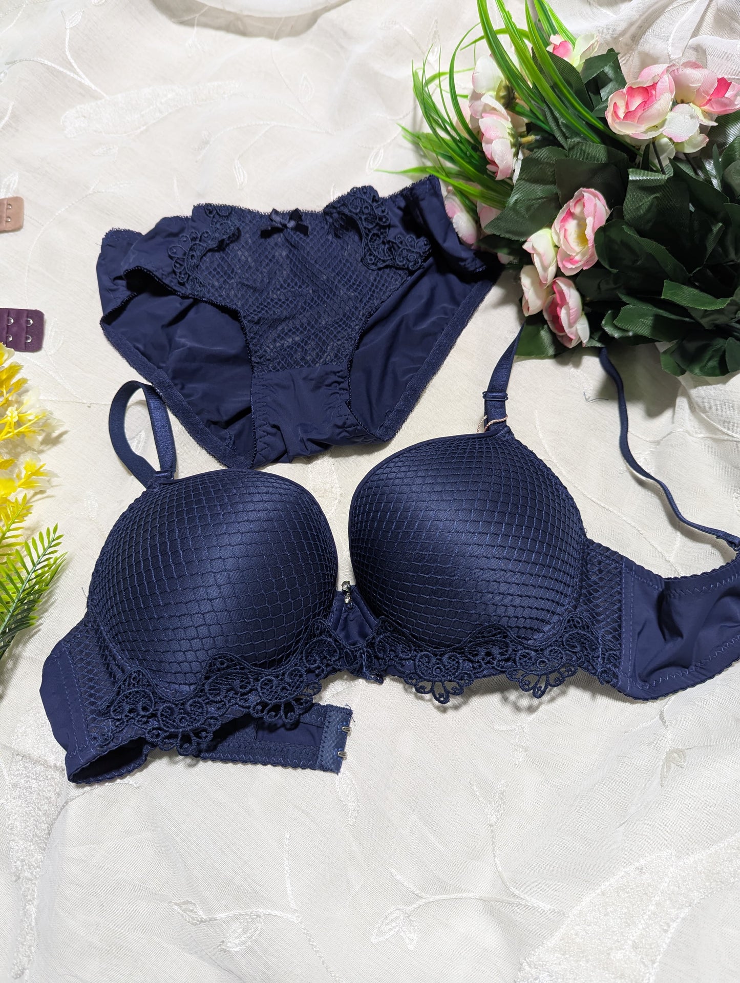 Texture Push-Up Bra & Panty Set (SPBS 12)