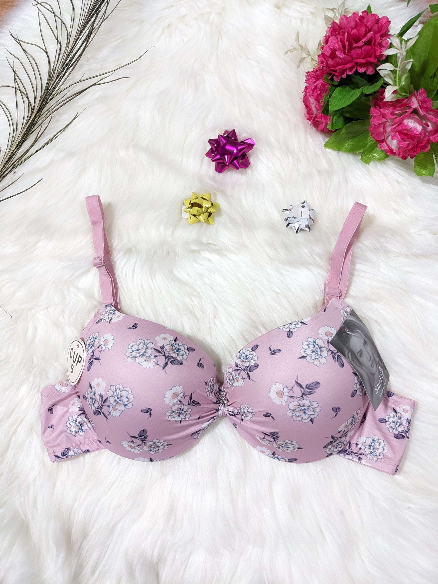 Floral Thin Pad T-shirt Bra (SPB 09)