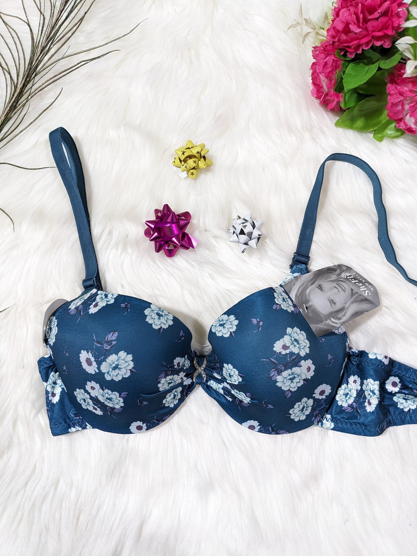 Floral Thin Pad T-shirt Bra (SPB 09)
