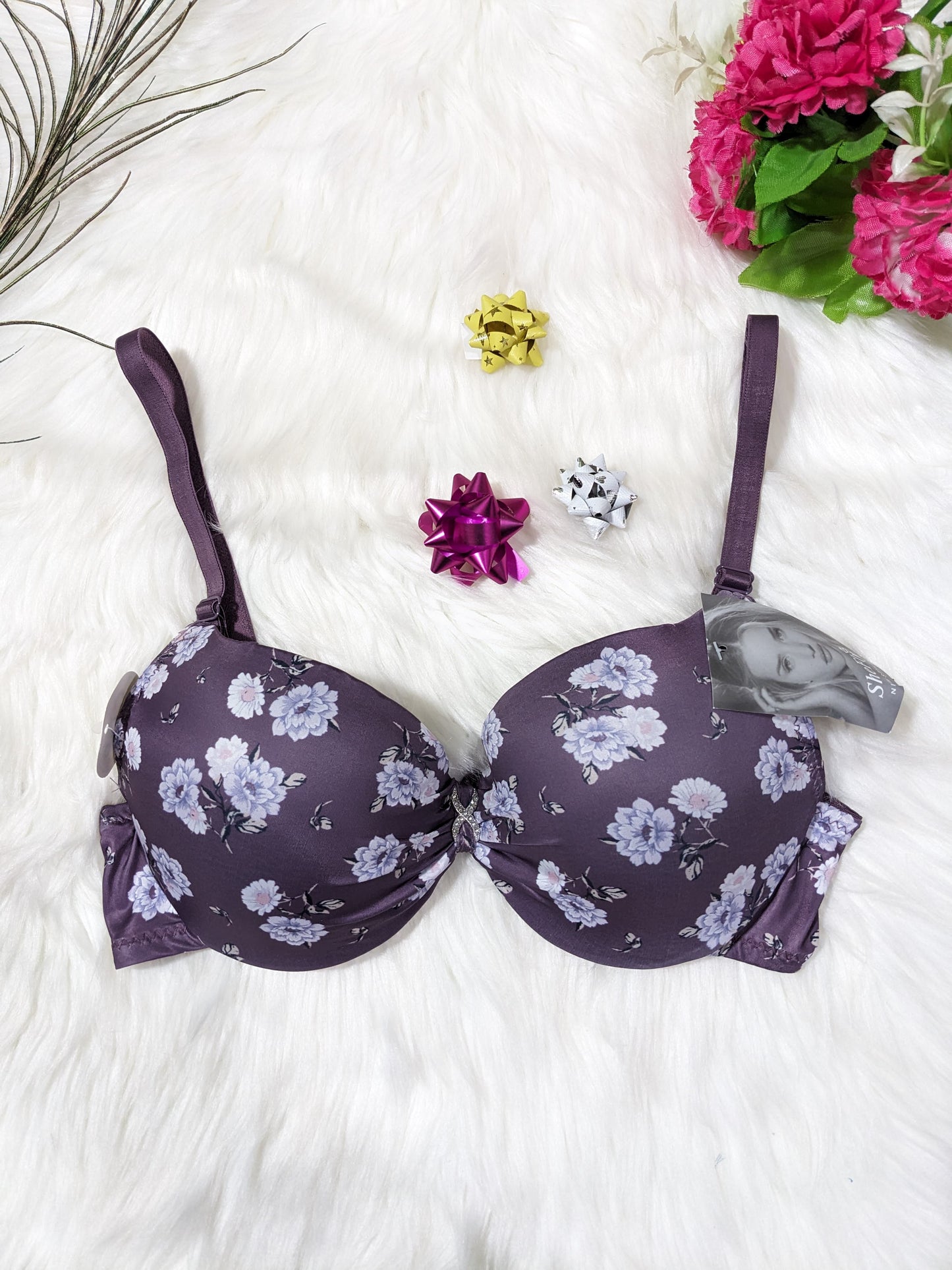 Floral Thin Pad T-shirt Bra (SPB 09)