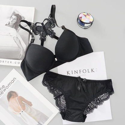 Butterfly Style Padded Lingerie Set with Front Hook (SPBS 0081)7