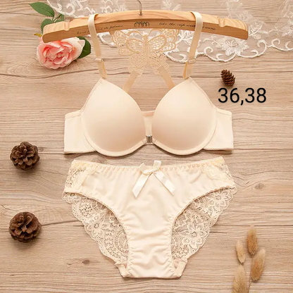 Butterfly Style Padded Lingerie Set with Front Hook (SPBS 0081)7