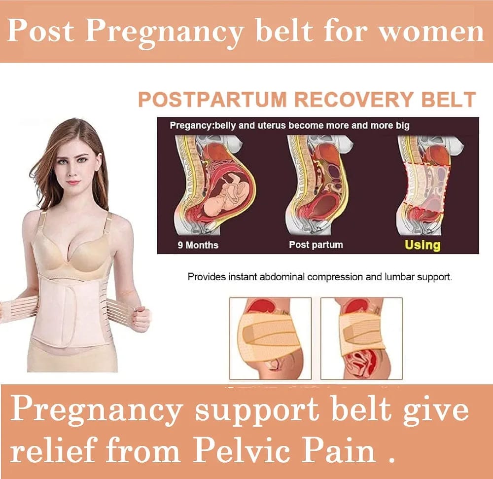 3-in-1 Postpartum Recovery Belly Band – Complete Core & Pelvic Support