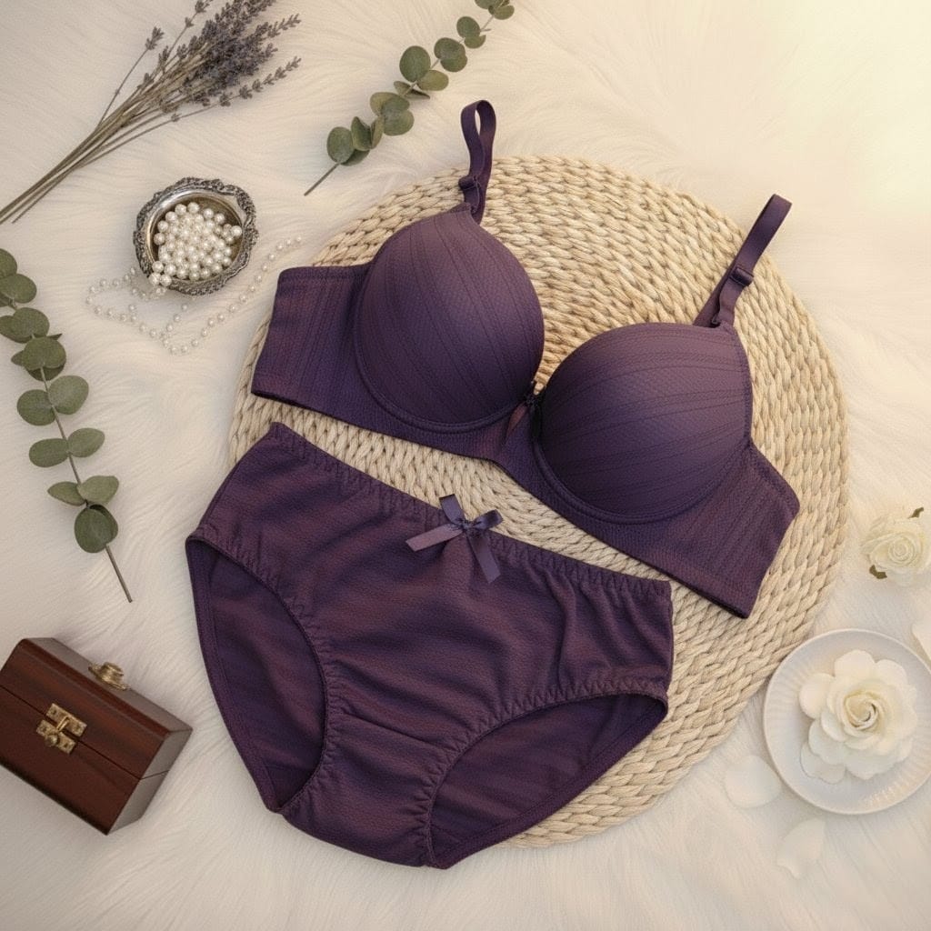 Aesthetic Matte Bra Set in Pakistan – Safaa.pk