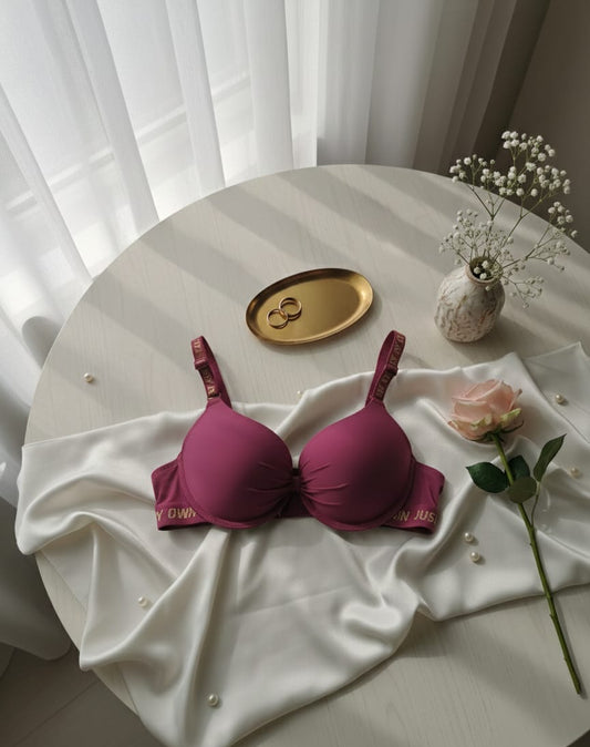 Alphabet Strap Push Up T-Shirt Bra in Pakistan – Safaa.pk