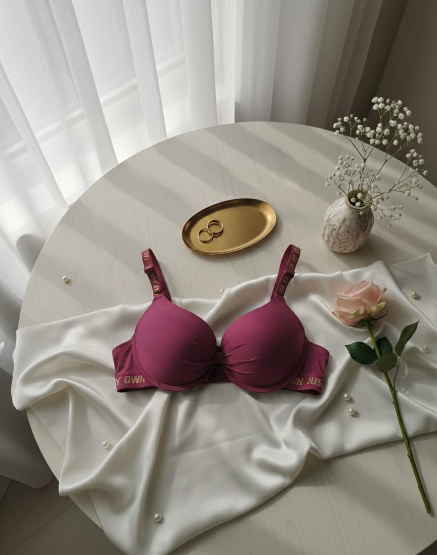 Alphabet Strap Push Up T-Shirt Bra in Pakistan – Safaa.pk