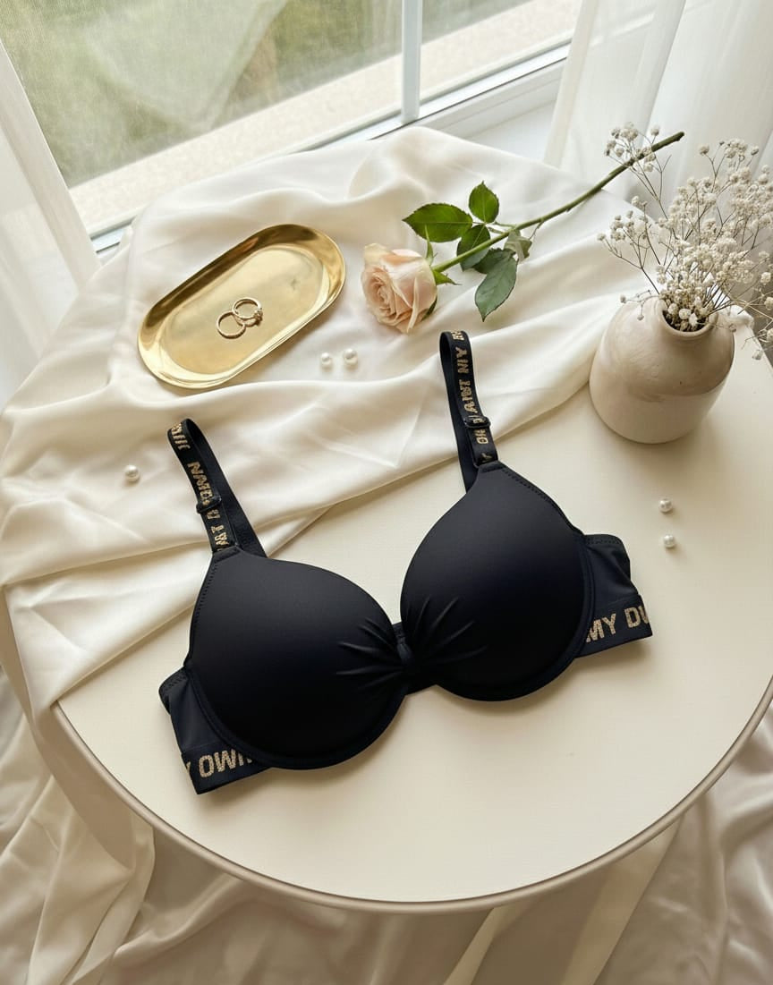 Alphabet Strap Push Up T-Shirt Bra in Pakistan – Safaa.pk