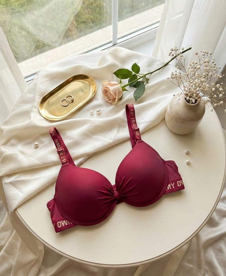 Alphabet Strap Push Up T-Shirt Bra in Pakistan – Safaa.pk