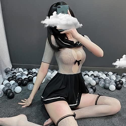 Anime Sailor Lace Cosplay Bodysuit with Pleated Skirt in Pakistan – Safaa.pk