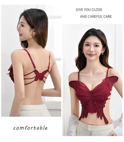 Butterfly Lace Padded Backless Bra in Pakistan – Safaa.pk