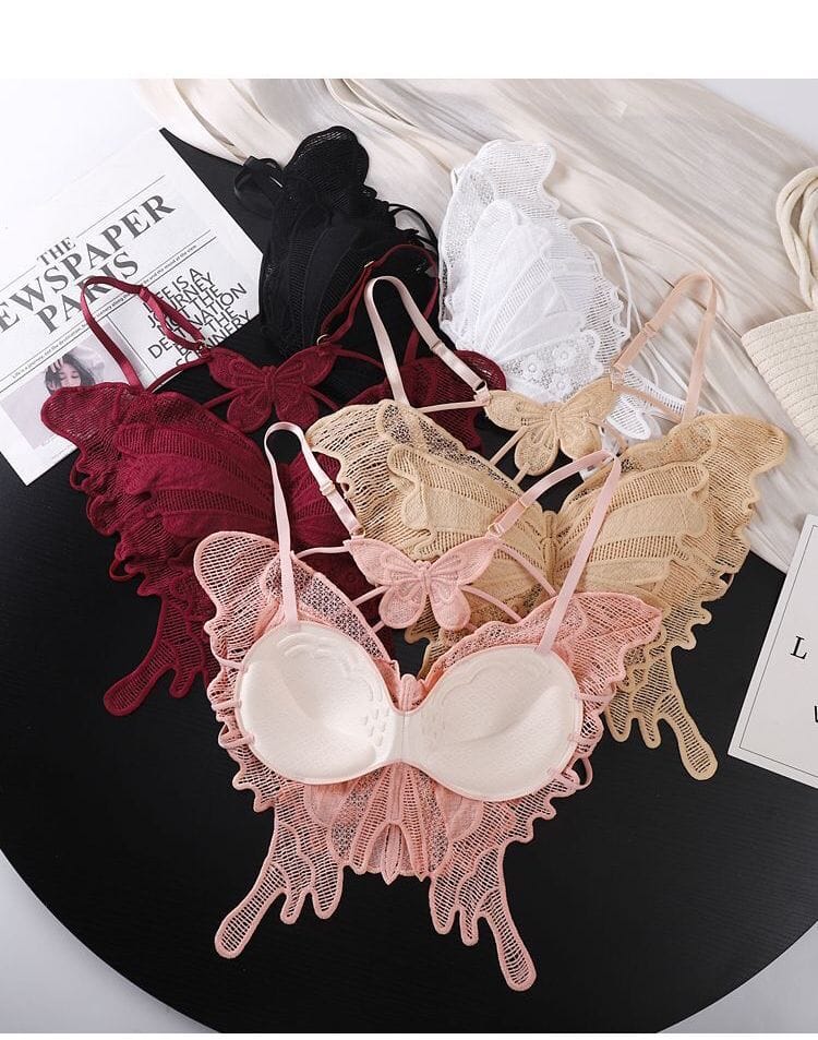 Butterfly Lace Padded Backless Bra in Pakistan – Safaa.pk