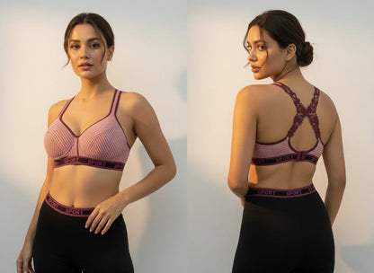 Butterfly Back Sports Bra – Light & Breezy Comfort