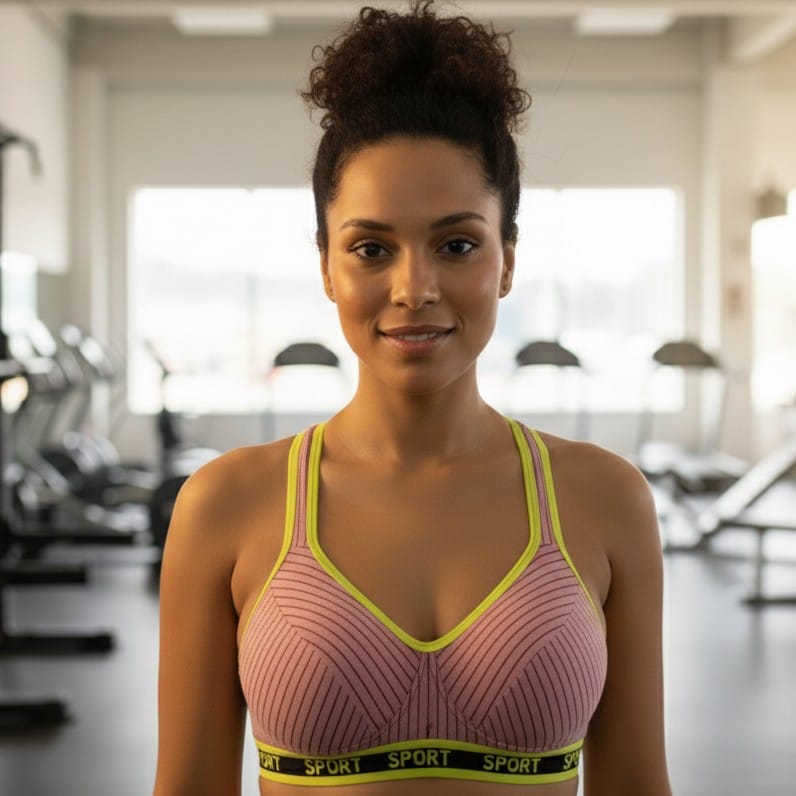 Butterfly Back Sports Bra – Light & Breezy Comfort