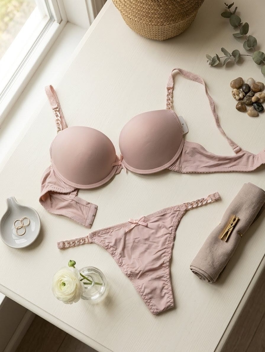 Chain Design Padded Bra Set in Pakistan – Safaa.pk