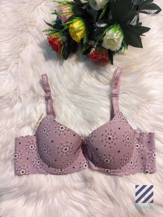 Comfortable Printed Padded Bra
