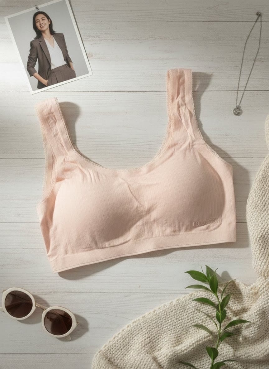 Cotton Light Padded Bralette in Pakistan – Safaa.pk