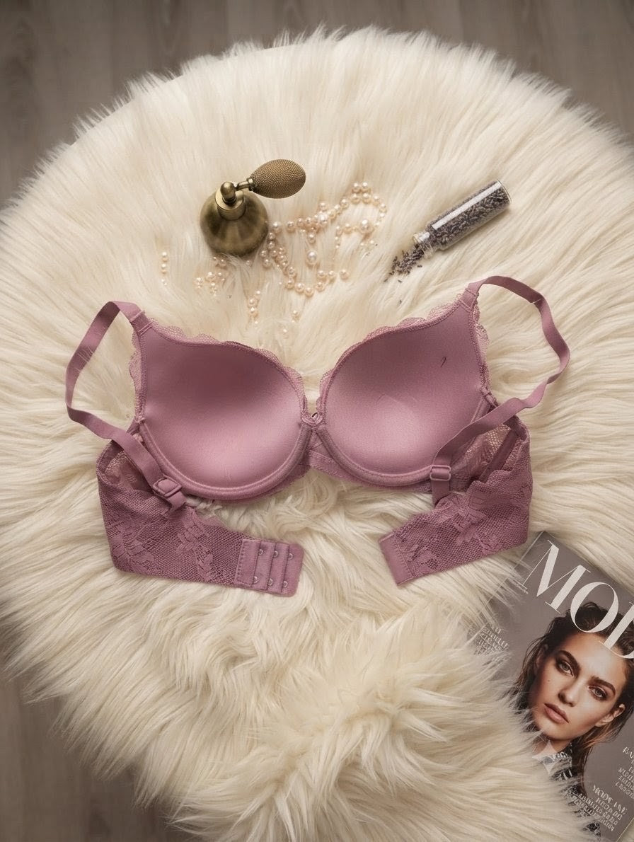 Floral Lace Push-Up Bra in Pakistan – Safaa.pk