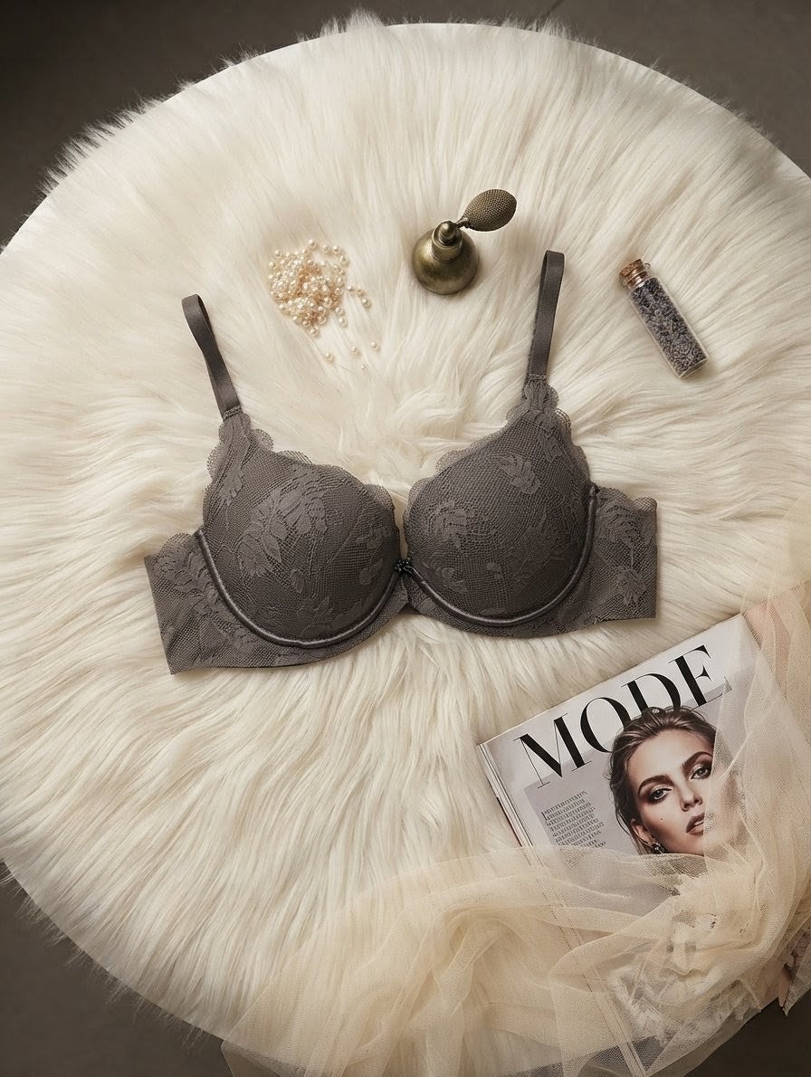 Floral Lace Push-Up Bra in Pakistan – Safaa.pk