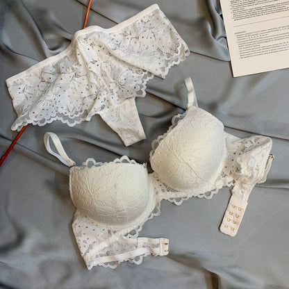 Dual Tone Lacy Padded Bridal Bra Set in Pakistan – Safaa.pk