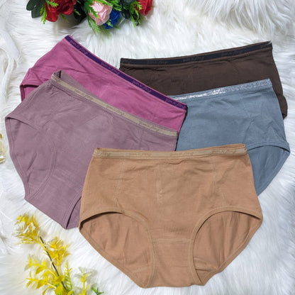 2 Piece Elegant Cotton Blend Panty for Women – Comfort Fit Daily Underwear