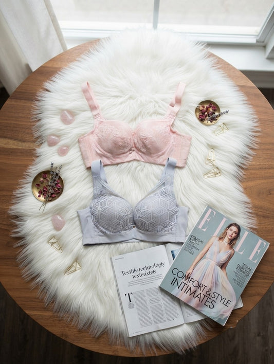 Elegant Lace Daily Wear Padded Bra Pack (Set of 2) in Pakistan – Safaa.pk