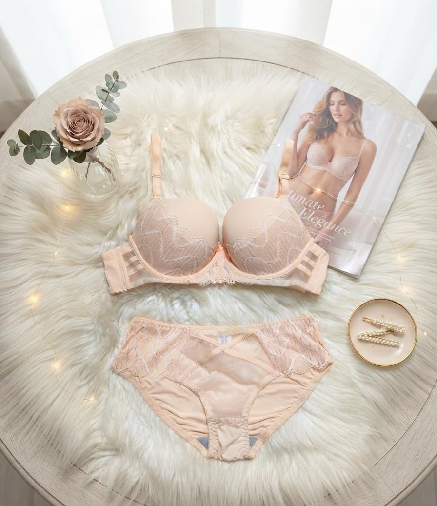 Embroidered Lace Lingerie Set in Pakistan – Safaa.pk