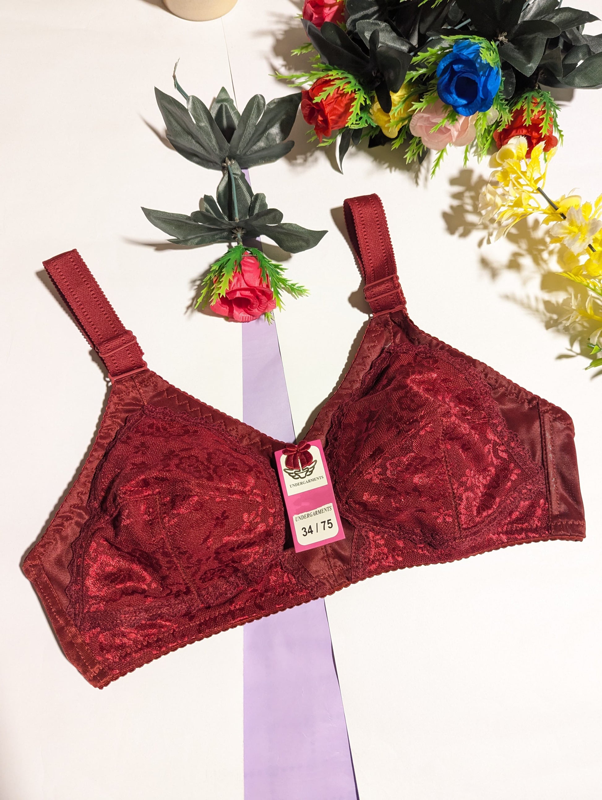 Experience summer comfort with a high-quality cotton Doreen bra