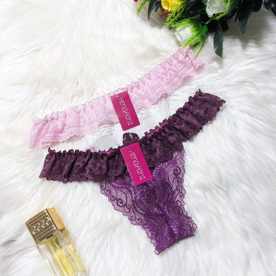Fancy T-Shape Net Panty for Women - Pack of 2