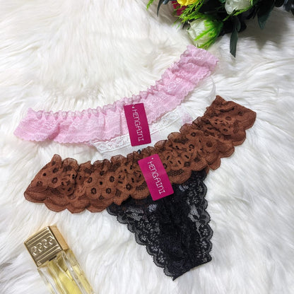 Fancy T-Shape Net Panty for Women - Pack of 2